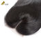 الشعر المستقيم الحلاقة السويسرية المغلق الأمامي 4x4 اللون الطبيعي الجزء الأوسط