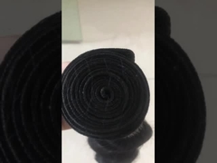 جسم فاخر موجة الشعر البشري العذراء اللون الطبيعي تمديدات الشعر