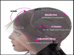 4 * 4 بوصة 13 * 4 بوصة سويسري العنق الشعر الشبكية الشعر