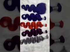 ملايزيا وردية العذراء الشعر البشري 20 بوصة 1B طبيعي المظهر