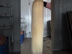 613# اللون الشقراء الشعر البرازيلي الشعر البشري الدبوس الشعر الأمامي