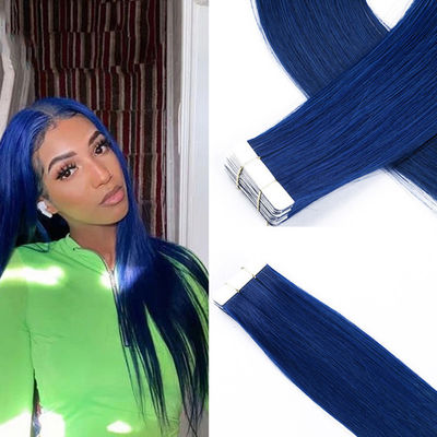 جودة  Tangle Free Invisi Tape In Hair Extensions Colored Soft Silky مصنع