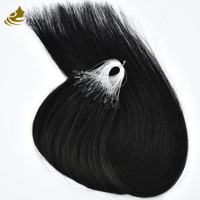 جودة  Straight Pre Bonded Nano Human Hair Extensions Microrings Extensions OEM مصنع