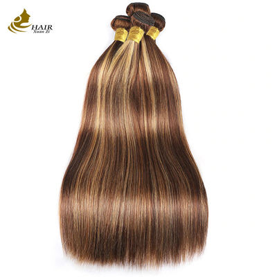 البيانو 4/27 Ombre تمديدات الشعر البشري تبرز حزم الشعر البشري