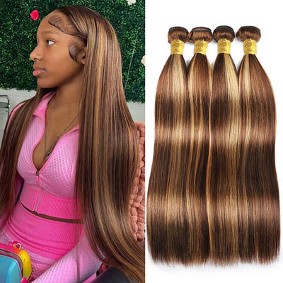البيانو 4/27 Ombre تمديدات الشعر البشري تبرز حزم الشعر البشري
