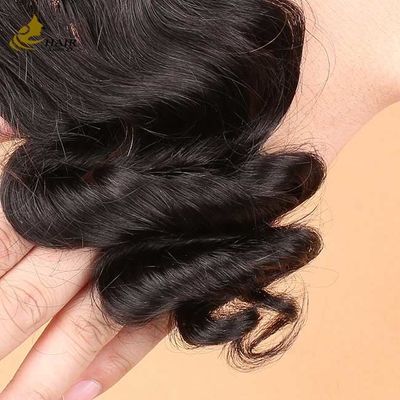 حزم الشعر البشري العذراء المتماسكة