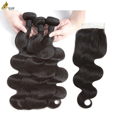 حزمة شعر بشري طبيعية سوداء ريمي تضمن الروعة الطبيعية