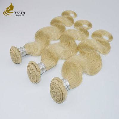100% الشعر البكر المتماثل للشعر البشري 613 حزم الشعر البكر