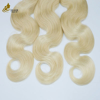 100% الشعر البكر المتماثل للشعر البشري 613 حزم الشعر البكر