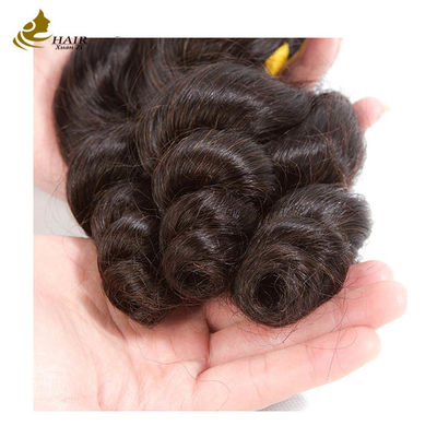غير معالجة 100٪ البشرية الطبيعية البرازيلية العذراء حزمة شعر موجة فضفاضة