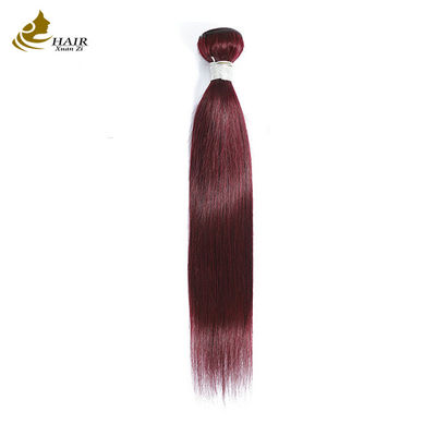 99j بورغندي Body Wave Bundles البرازيلي Virgin Remy حزمة تمديد الشعر البشري