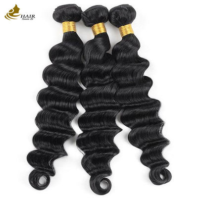 حرة من التشابك المرجعية العميقة الموجة العذراء حزم الشعر البشري الإضافات