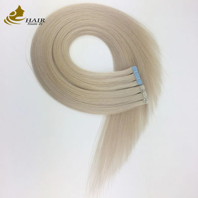 20PCS حجم الشعر الشقراء شريط في التمديدات الحزمة تصفيف الشعر