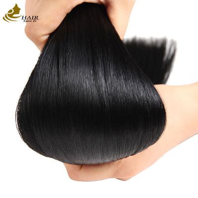 الشريط الأسود غير المرئي في الشعر الممتد من جانب واحد 100 غرام الشعر البشري العذراء الممتد