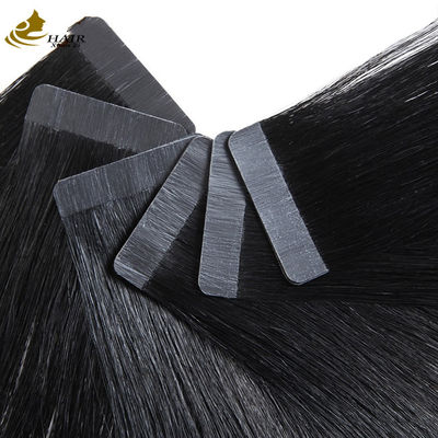 الشريط الأسود غير المرئي في الشعر الممتد من جانب واحد 100 غرام الشعر البشري العذراء الممتد