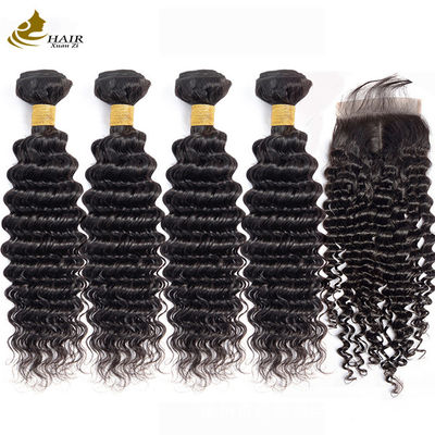 الشعر البشري السوداء العذراء الحمراء حزمة إمدادات الجمال الشعر النسيج
