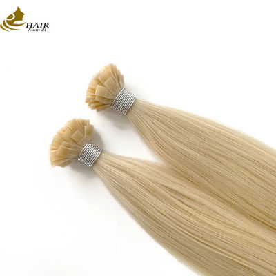 613 ملونة مسبقة التوصيل البشرية I النقطة تمديدات الشعر مسطحة 28 بوصة