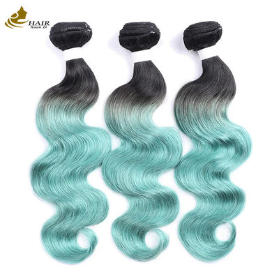الدرجة 12A البرازيلي 613 حزم الشعر البشري 1B أخضر