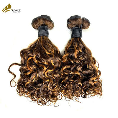 P1B 27 حزم الشعر المزدوجة الملتوية 20 بوصة جسم موجة الشعر الرومي