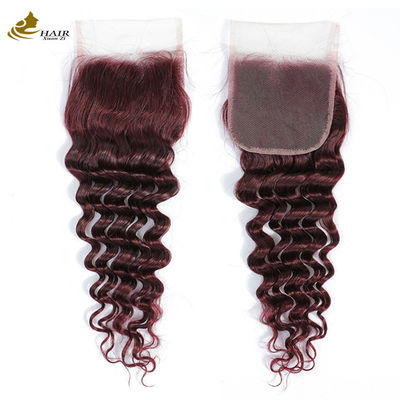 Ombre 99J السترة البورغوندي الخالية من الغراء تمديدات الشعر البشري