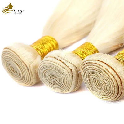 خام 613 العذراء الشقراء البرازيلية حزم الشعر البشري