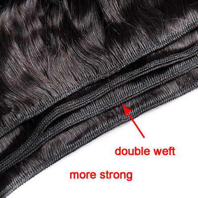 حزم شعر بشري طبيعي مع تقنية الموازنة