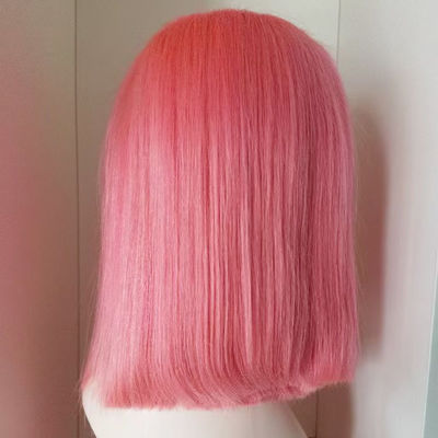 13X4 4X4 13X6 الدبوس الأمامي الخام البرازيلي العذراء الشعر البشري الشعر الرومي قصير الشعر الرومي