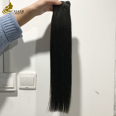 فئة عالية من الشعر البشري العذراء حزم الشعر الطبيعي الأسود المستقيم