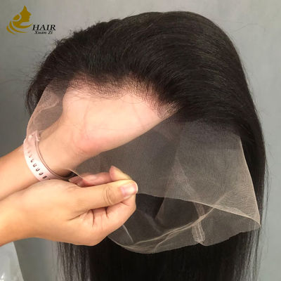 360 كامل ياكي منزوع مسبقًا غريب مجعد مستقيم شعر مستعار من الدانتيل البشري