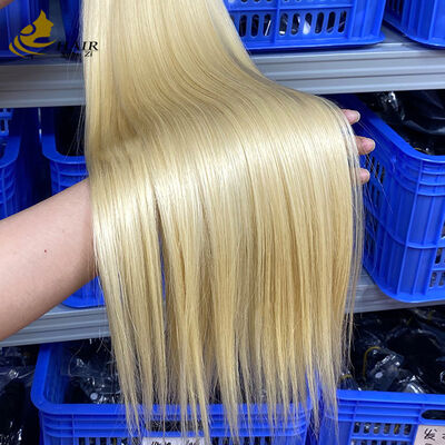 2025 Top Selling 100% Raw Virgin Blonde Human Hair Bundles Weft Light Color Hair Bundles